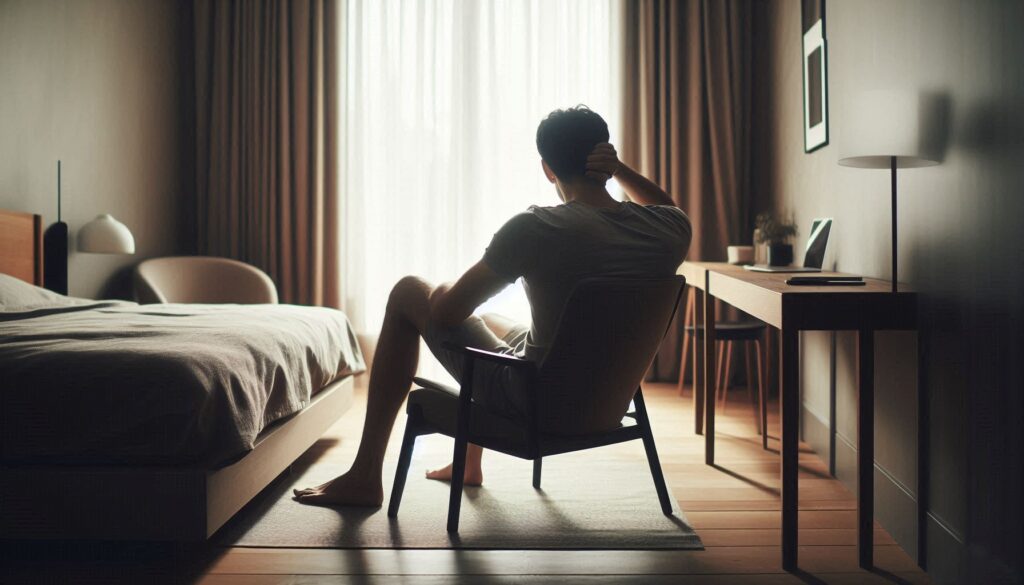 Quiet moment during rest when rest doesn't feel like rest mentally