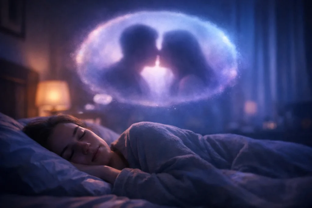 dreaming about kissing someone symbolic dream meaning